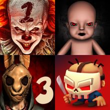 Scary and neighbor 3d horror