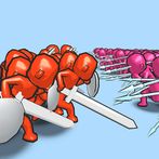 crowd war 3d