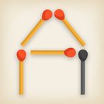 Wood Matchsticks: Math puzzle