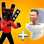 Toilet Monster Merge Battle