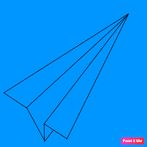 Paper Plane Hard:Bird:Fly Pape