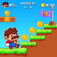 Super Bro: Adventure Run Game