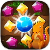 Jewels Jam: Puzzle World Dino