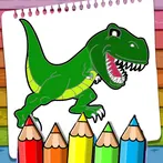 Coloring Dinosaurus game