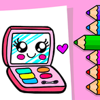 Beauty MakeUp Coloring Book