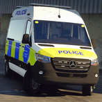 Police Sprinter Bus Driving