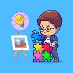 Diver Puzzle for children