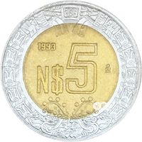5 pesos