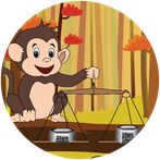 Monkey measuring Weights - lev