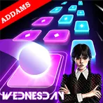Tiles Hop: Wednesday Addams