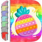 Pop It Coloring Game