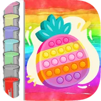 Pop It Coloring Game