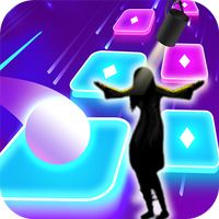 Serbian Dancing Lady Tiles Hop