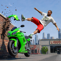 Open World Bike Drive Game 3D