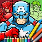 Super Hero Coloring book