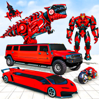 Dino Robot Transform Car Games