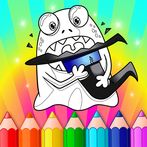 Hallowen Monster Coloring Book