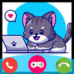 Fake Call Cat Game - Prank Cal