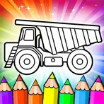 Dump Truck Coloring Book