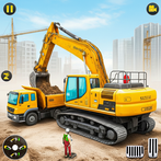 Construction Excavator Game 3D