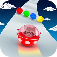 Space Road: color ball game