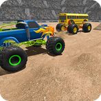 Monster Trucks Muddy Drag Race