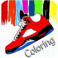 Basketball Shoes Coloring Book