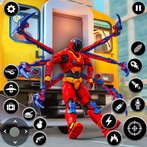 Spider Robot Game Car Fighting