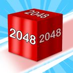 Chain merge 2048: 3D Cube game