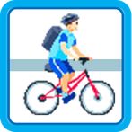Cycle Race Pixel Art