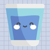 Happy Filled Glass Two