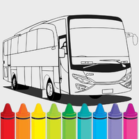Bus Coloring Page