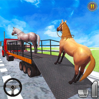 3D Wild Animal Transport Truck