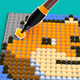 Idle diamond mosaic