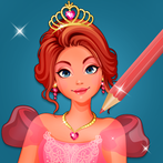Princess Paint by Number Book