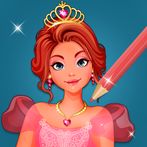 Princess Paint by Number Book