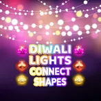 Diwali Lights Connect Shapes