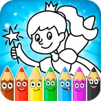 Princess coloring.