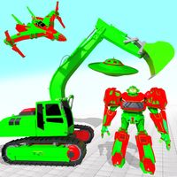 Excavator Robot Car Transform