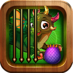 Funny Green Dragon Escape