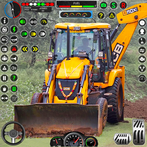 Snow Excavator Game - JCB Game