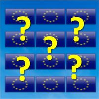 Simple EU Flags Memory Game