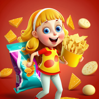 Fry Potato Chips Factory Games