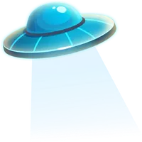 Paper Plane in Space
