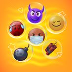 Pop bubbles ( Rescue Emoji)