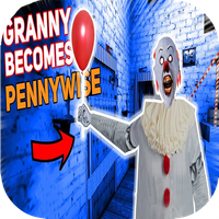 Scary Clown Granny Pennywise