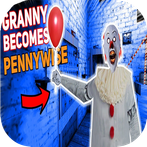 Scary Clown Granny Pennywise