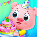 cute pig's birthday party
