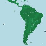 Mapa Físico de América del Sur