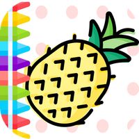 Colorful Fruits: Draw & Color